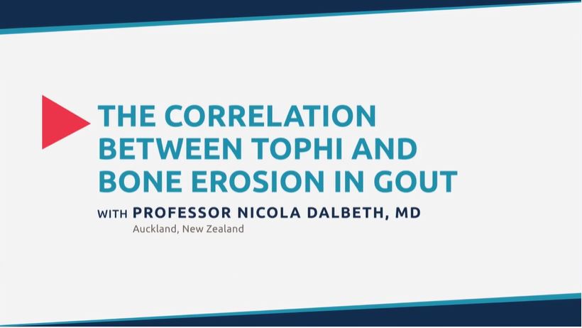 The Correlation Between Tophi and Bone Erosion in Gout